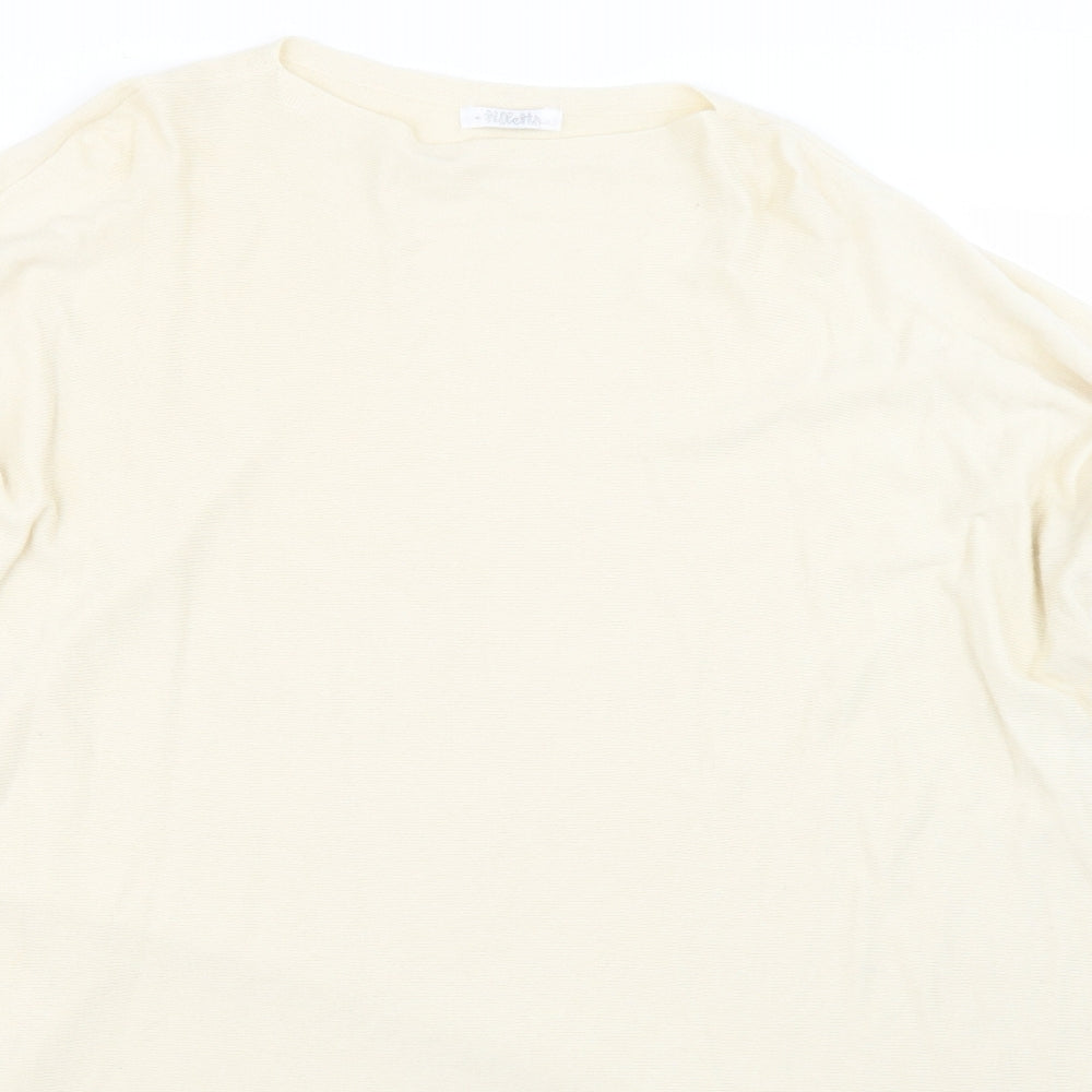 Tilets Womens Beige   Pullover Jumper One Size