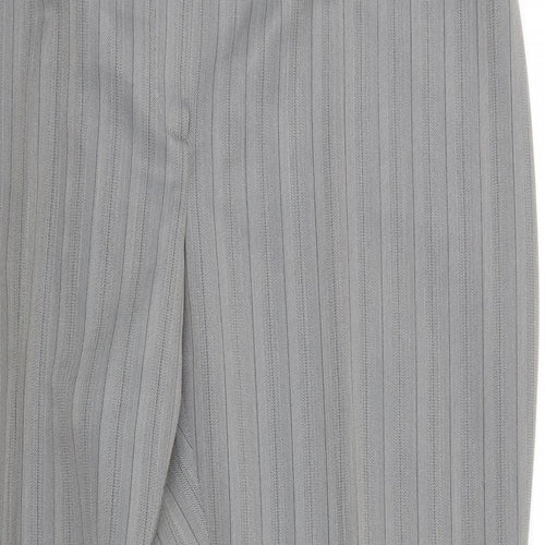 Agenda Womens Grey Herringbone  Trousers  Size 22 L27.5 in
