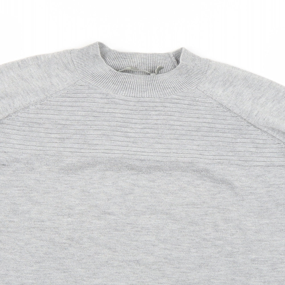 ASOS Womens Grey Striped  Pullover Sweatshirt Size 10