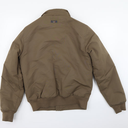 Passengers Mens Green   Bomber Jacket Coat Size S