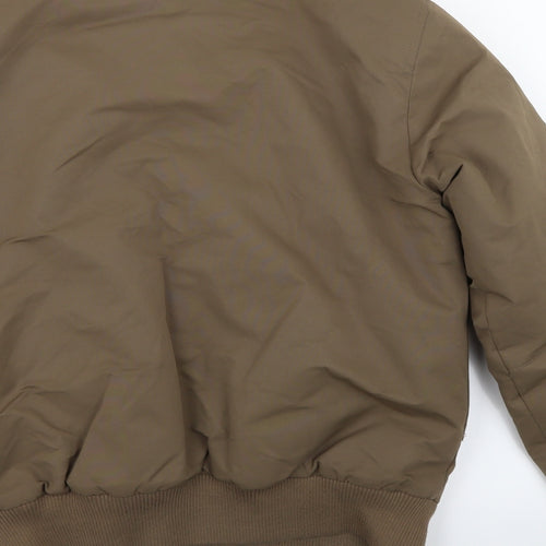 Passengers Mens Green   Bomber Jacket Coat Size S