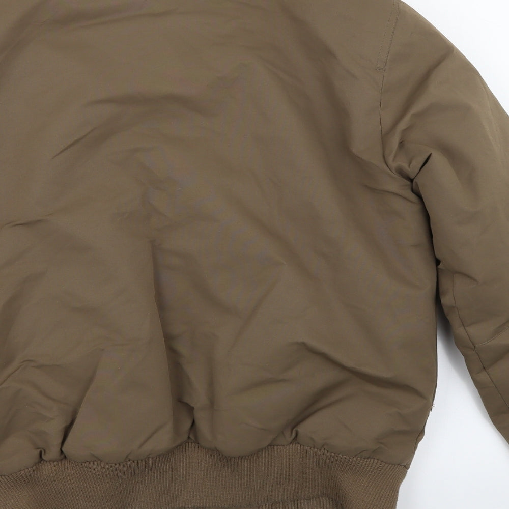 Passengers Mens Green   Bomber Jacket Coat Size S