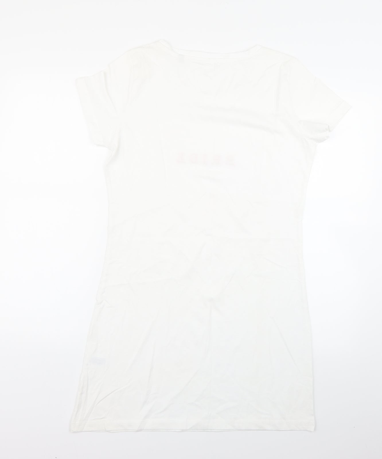 Preworn Womens White   Basic T-Shirt Size M  - Bride