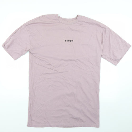 Stanley/stella Womens Purple   Basic T-Shirt Size S  - Bride