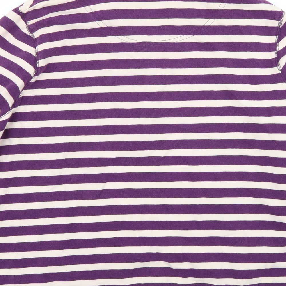 Silver Lake Womens Purple Striped  Pullover Jumper Size 22