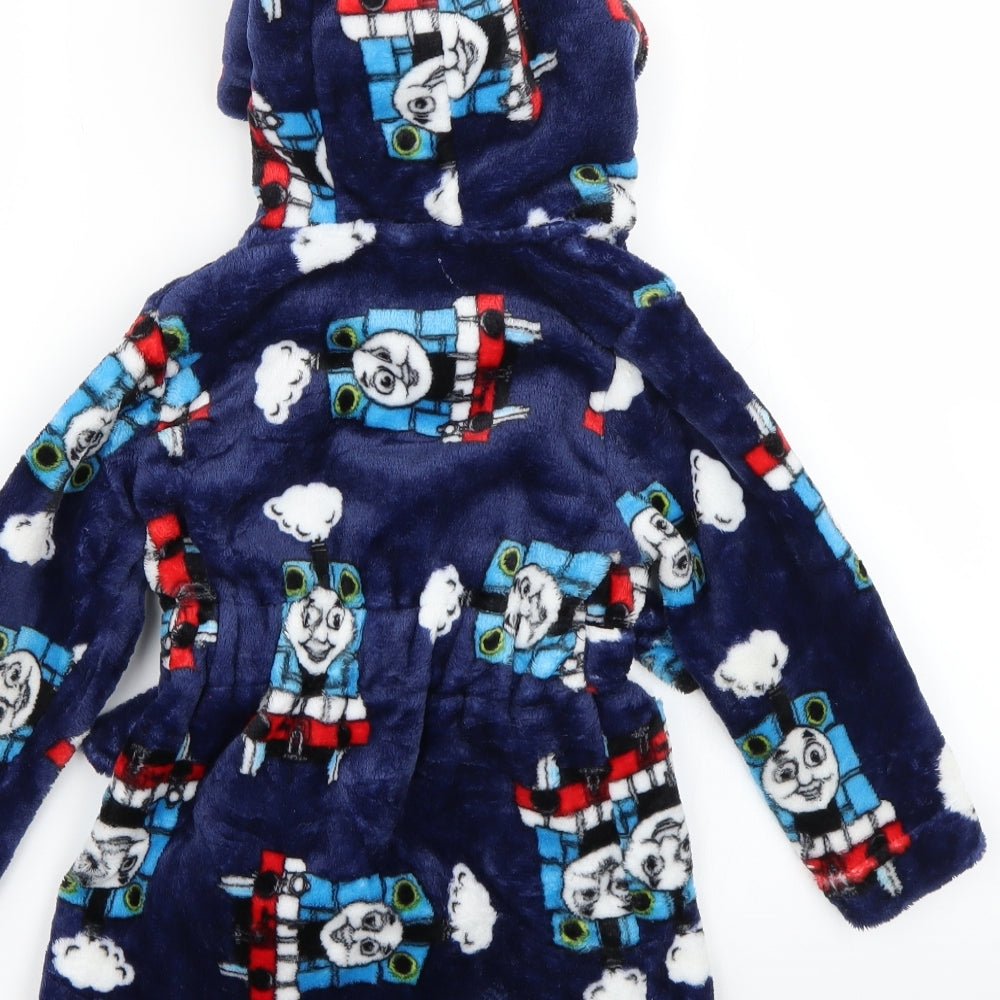 Matalan Boys Blue  Fleece  Gown Size 2-3 Years  - Thomas The Tank Engine
