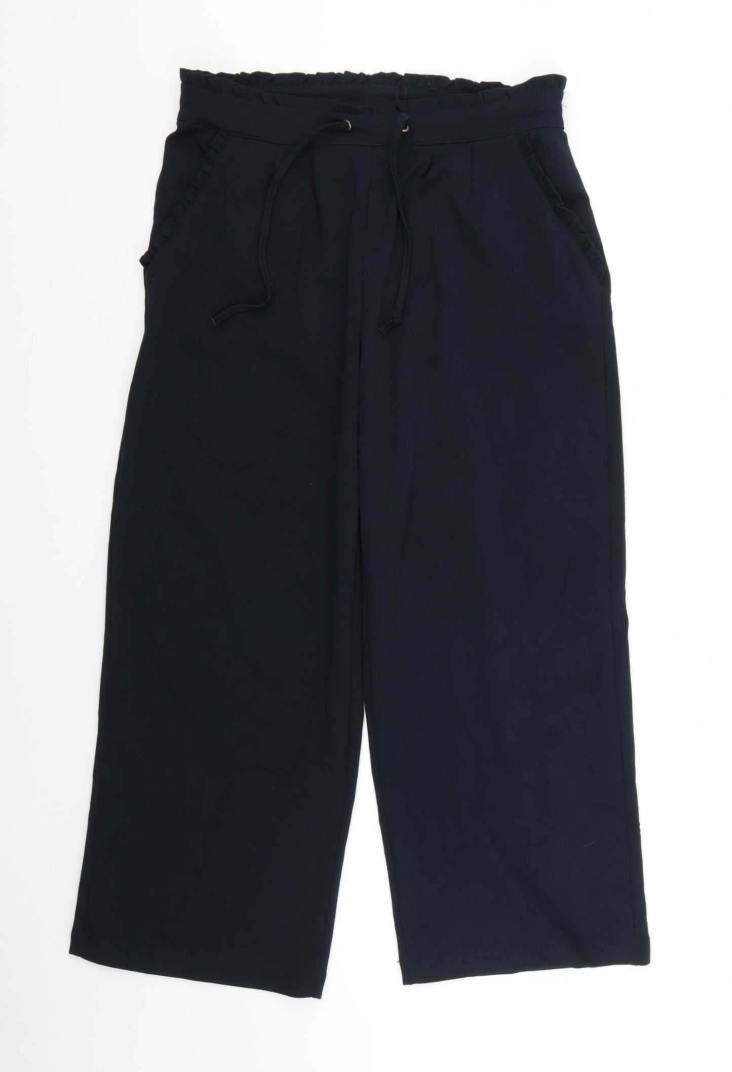 Jacquelin de yong Womens Blue   Trousers  Size M L21 in