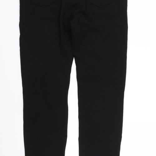 Farfalla Rosso Womens Black   Trousers  Size L L25.5 in