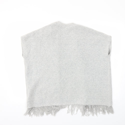 yd Girls Grey   Cardigan Jumper Size 9-10 Years