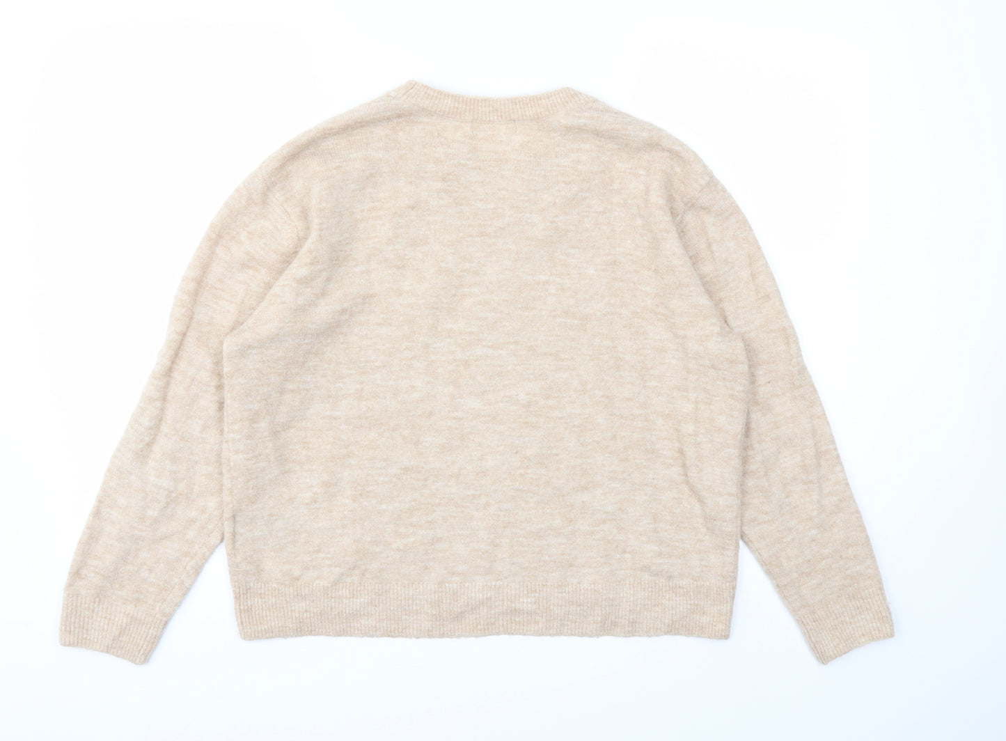 H&M Womens Beige   Pullover Jumper Size S