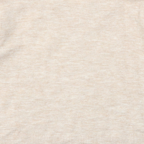 H&M Womens Beige   Pullover Jumper Size S