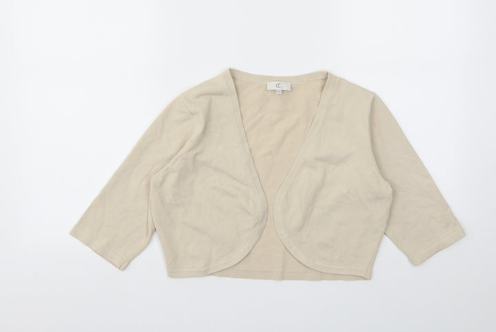CC Womens Beige Cardigan Jumper Size S