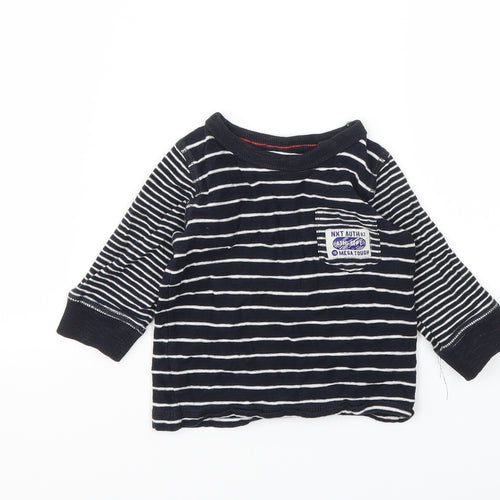 NEXT Girls Black   Pullover Jumper Size 6-9 Months