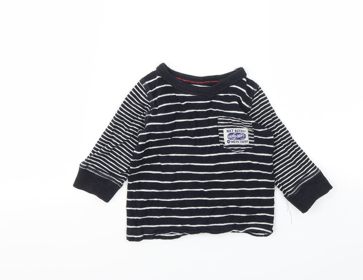 NEXT Girls Black   Pullover Jumper Size 6-9 Months