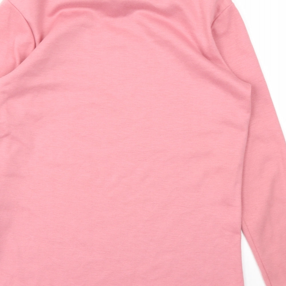 AFIBLE Womens Pink   Basic T-Shirt Size 10