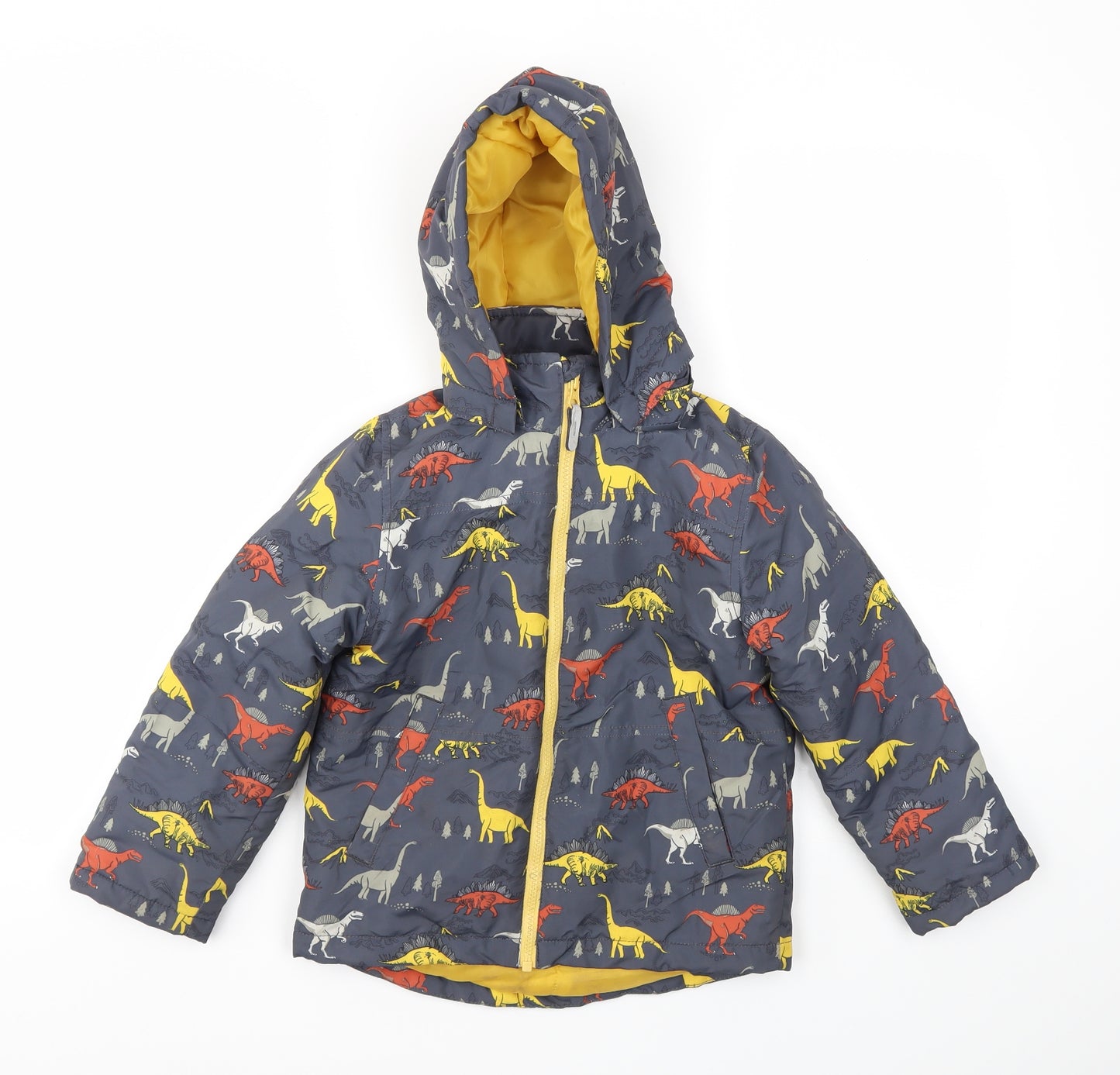 basic needs Boys Multicoloured Animal Print  Basic Coat Coat Size 6 Years