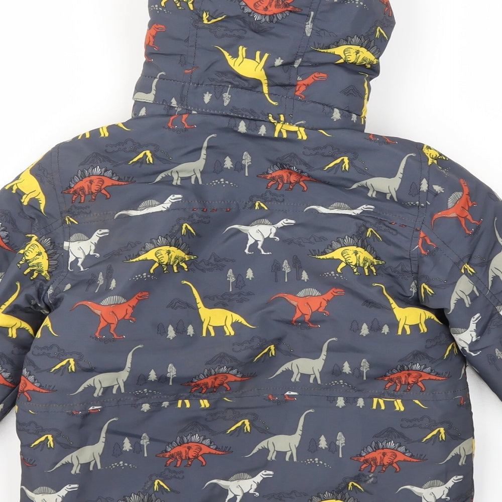 basic needs Boys Multicoloured Animal Print  Basic Coat Coat Size 6 Years
