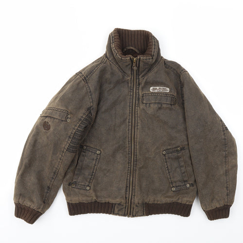 Debenhams Boys Brown   Basic Coat Coat Size 9-10 Years