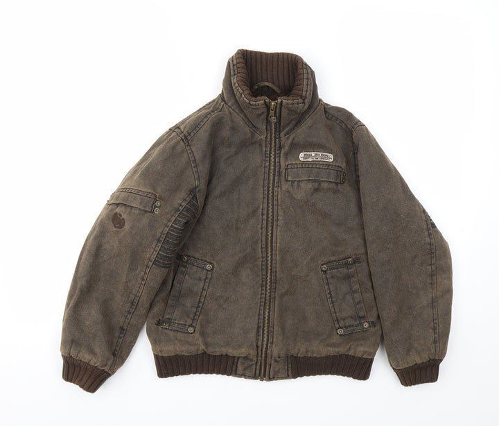 Debenhams Boys Brown   Basic Coat Coat Size 9-10 Years