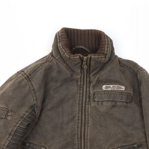 Debenhams Boys Brown   Basic Coat Coat Size 9-10 Years