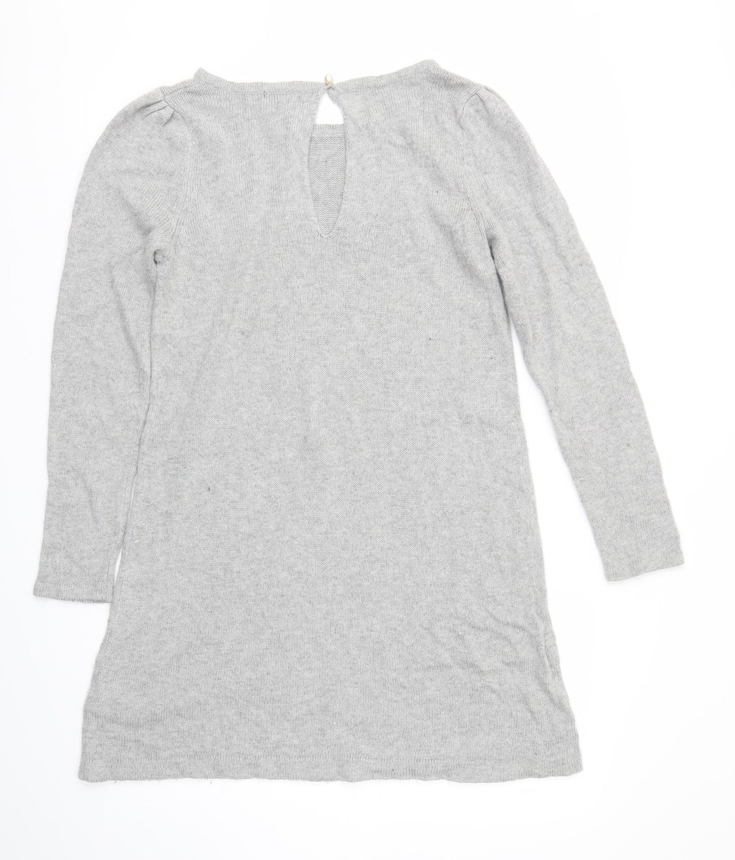 H&M Womens Grey Houndstooth  Jumper Dress  Size M