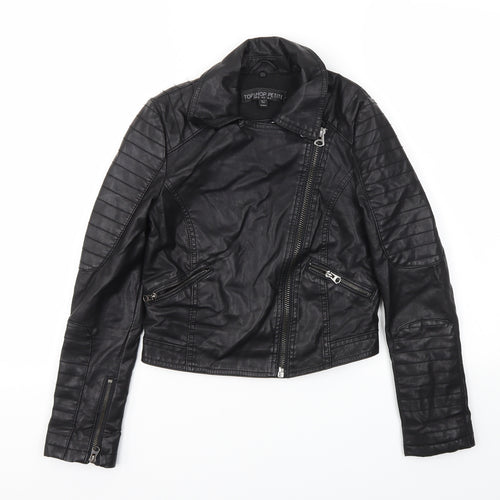 TOPSHOP  Womens Black   Jacket  Size 4