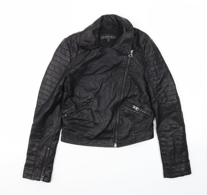 TOPSHOP  Womens Black   Jacket  Size 4