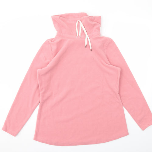 D&CO Womens Pink Houndstooth  Pullover Jumper Size M