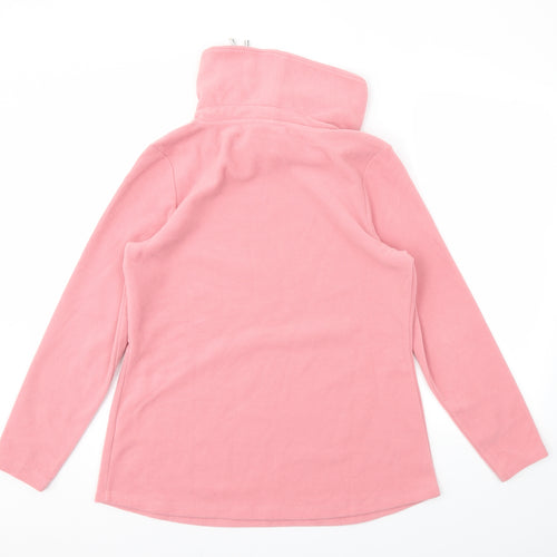 D&CO Womens Pink Houndstooth  Pullover Jumper Size M
