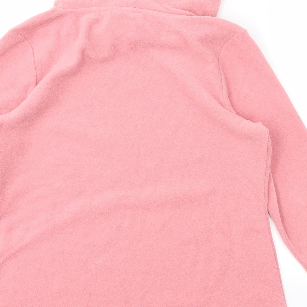 D&CO Womens Pink Houndstooth  Pullover Jumper Size M