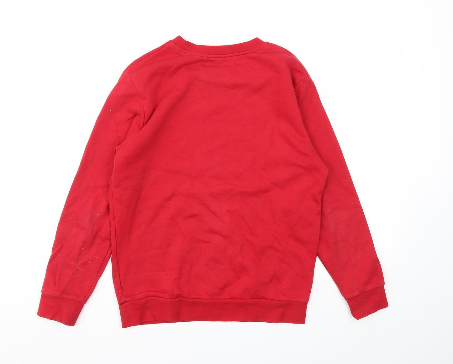 George Boys Red   Pullover Sweatshirt Size 10-11 Years
