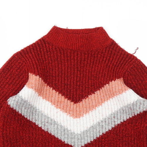 Matalan Womens Red   Pullover Jumper Size M
