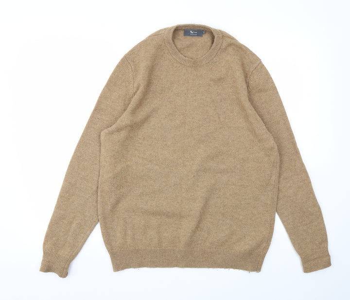 TU Womens Beige Pullover Jumper Size M