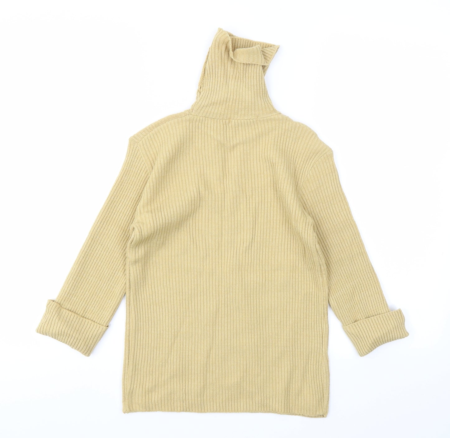 Select Womens Beige   Basic T-Shirt Size M