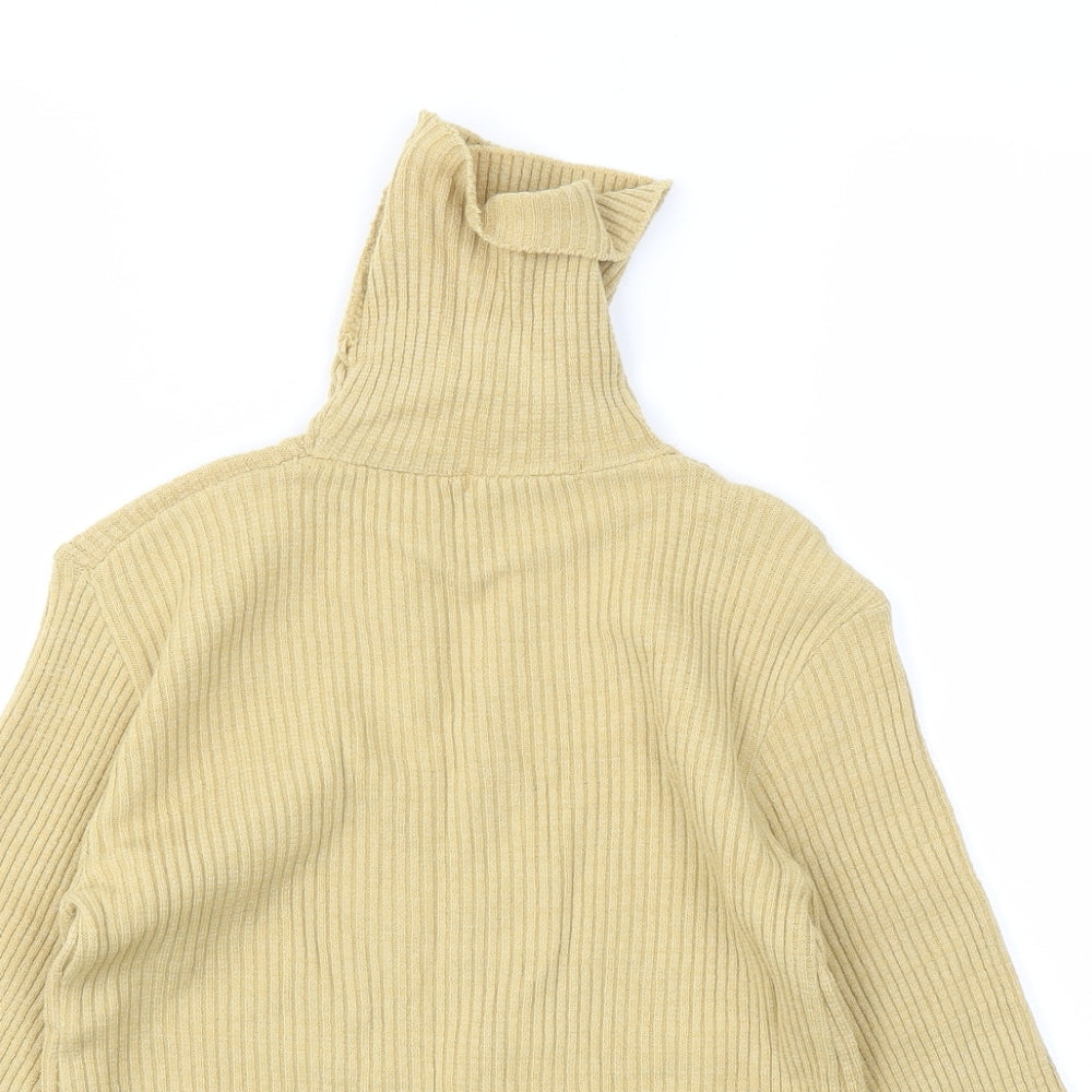 Select Womens Beige   Basic T-Shirt Size M
