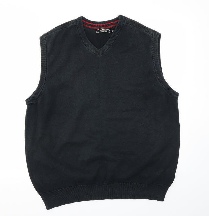 Debenhams Mens Black Pullover Sweatshirt Size L