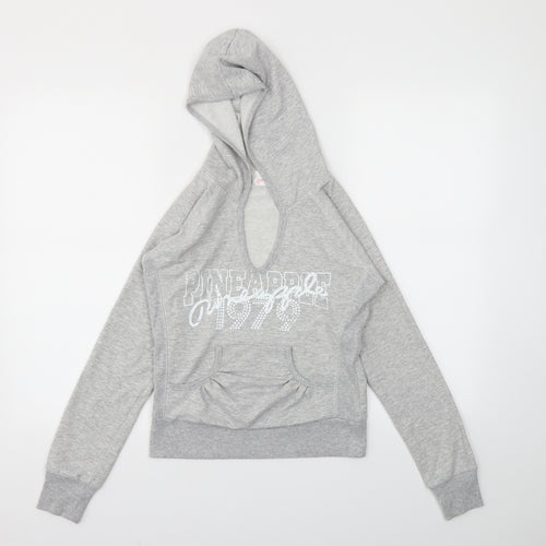 pinapple Girls Grey Houndstooth  Pullover Jumper Size XS