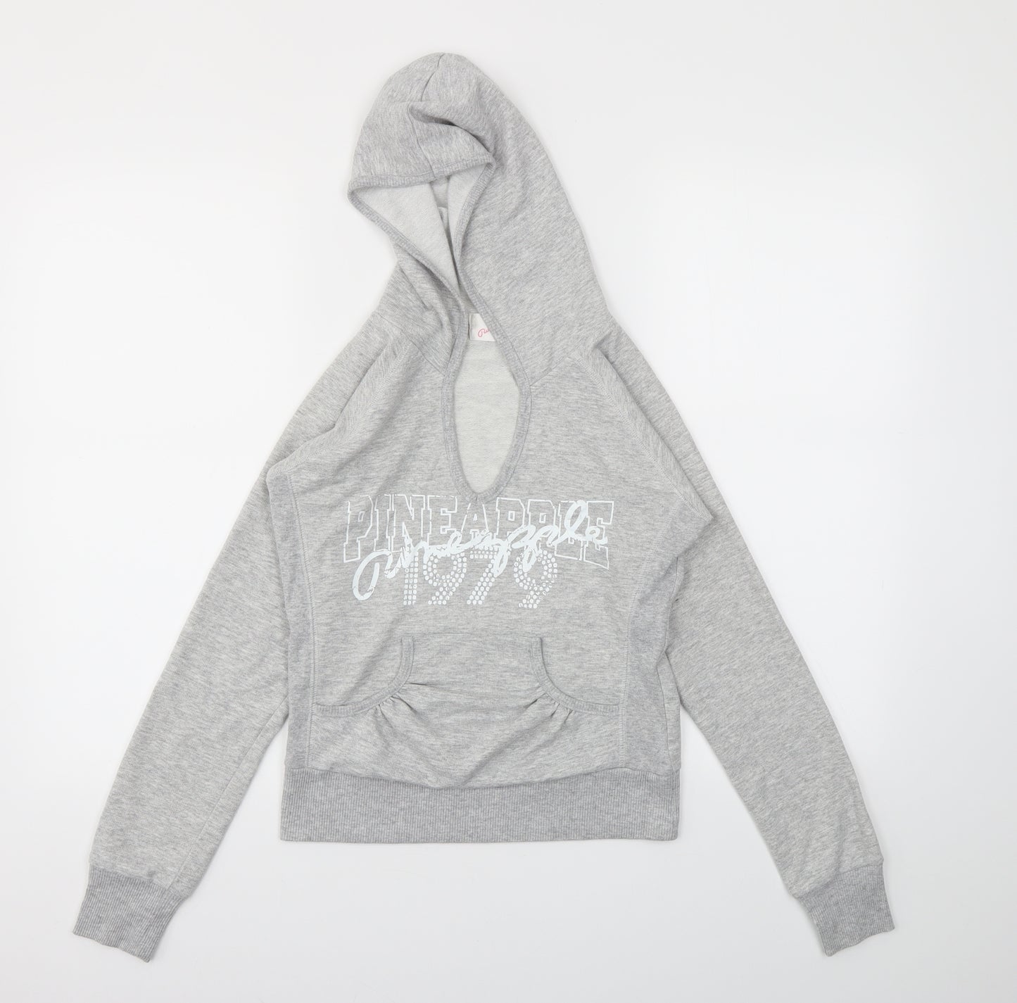 pinapple Girls Grey Houndstooth  Pullover Jumper Size XS