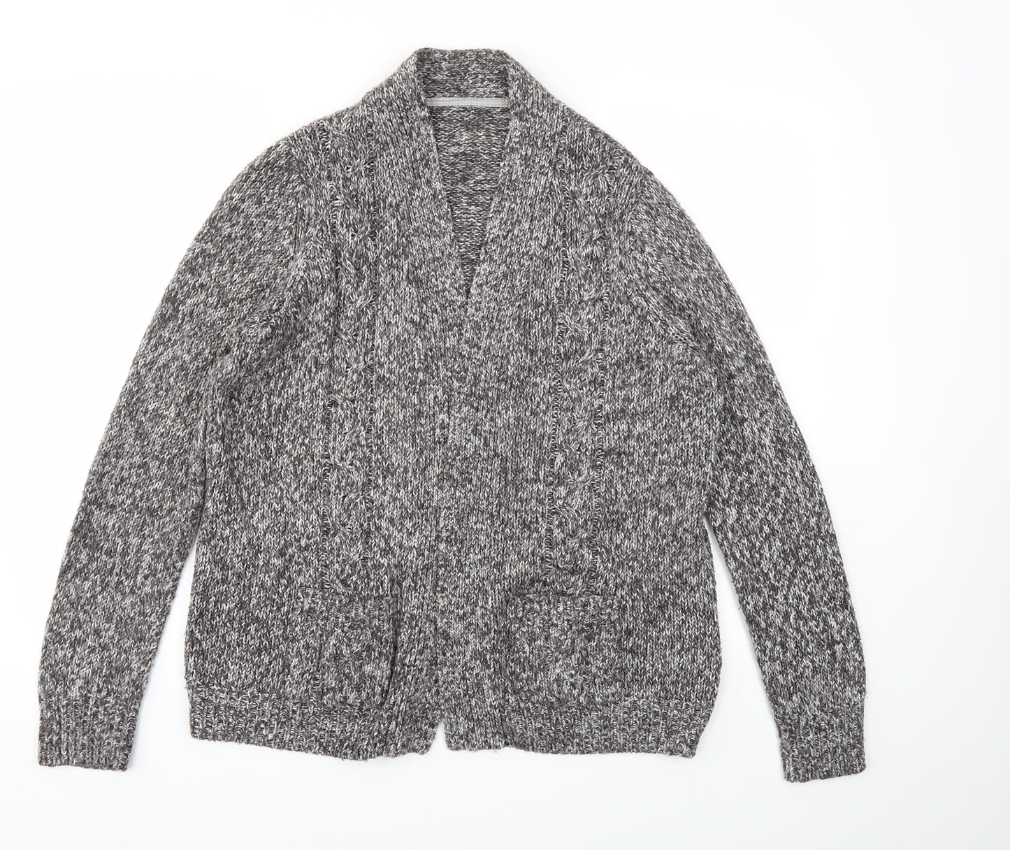 Debenhams Womens Grey   Cardigan Jumper Size 10