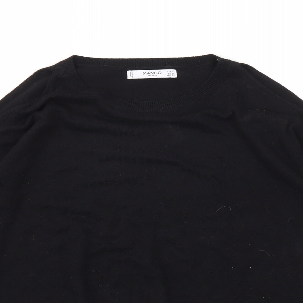 Mango Womens Black   Basic T-Shirt Size S