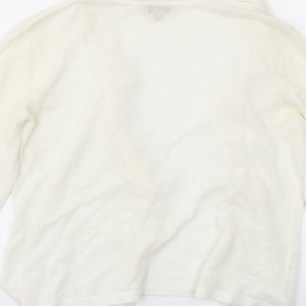 Soon Womens Ivory   Cardigan Jumper Size 14