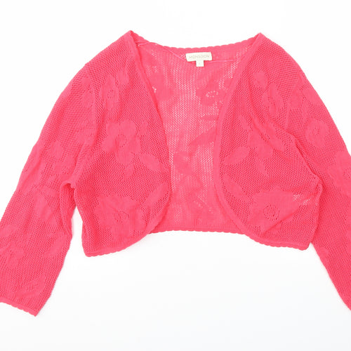 Monsoon Womens Pink   Cardigan Jumper Size L