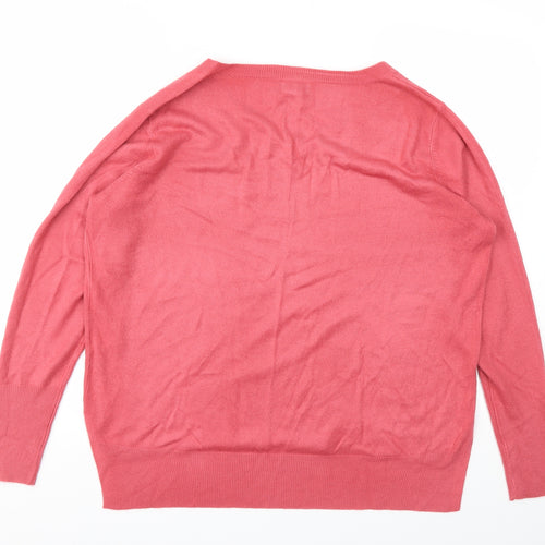 Primark Womens Pink   Pullover Jumper Size L