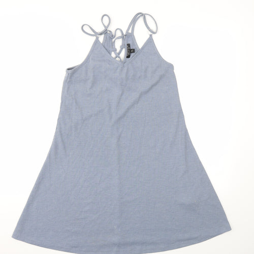 Topshop Womens Blue   Fit & Flare  Size 10