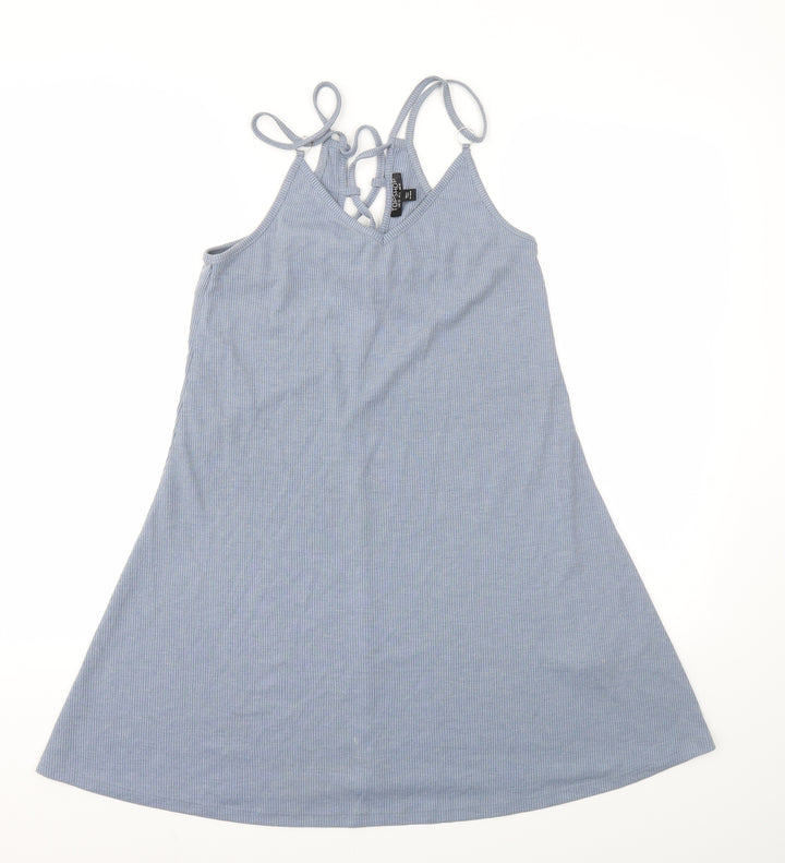 Topshop Womens Blue   Fit & Flare  Size 10