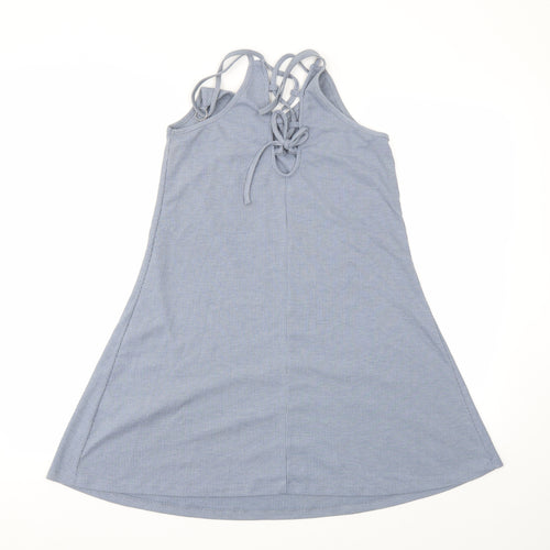 Topshop Womens Blue   Fit & Flare  Size 10