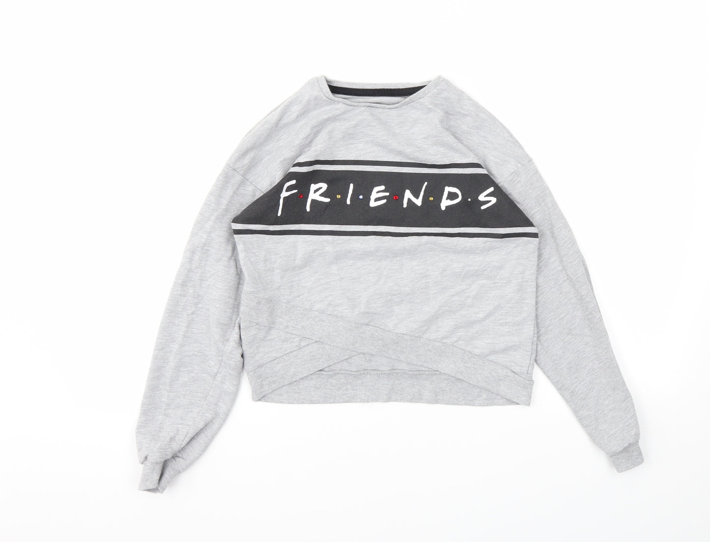 George Girls Grey   Pullover Sweatshirt Size 9-10 Years