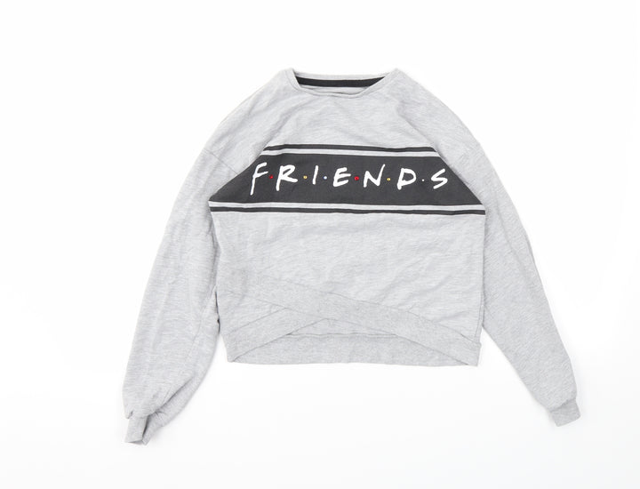 George Girls Grey   Pullover Sweatshirt Size 9-10 Years