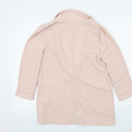 New Look Womens Pink Colourblock  Jacket Blazer Size 12