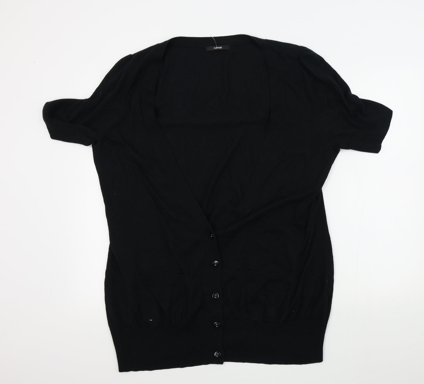 George Womens Black   Cardigan Jumper Size 22